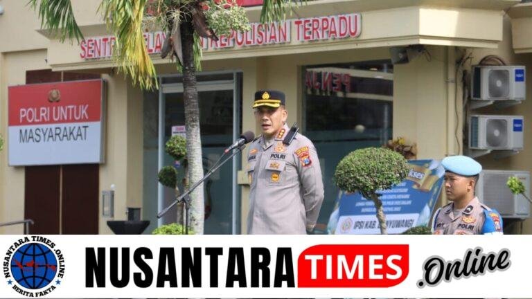 Apel Jam Pimpinan, Kapolresta Banyuwangi Tekankan Kesiapan Jelang Operasi Lilin 2025