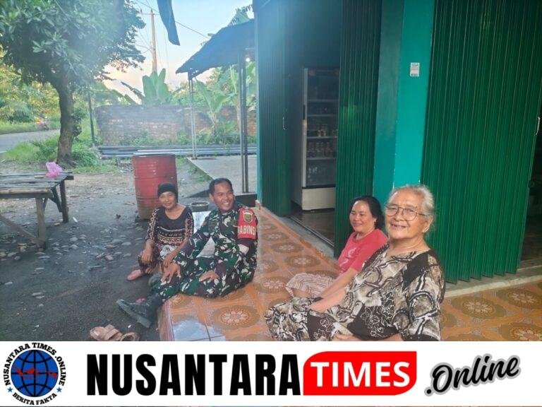 Cegah Kejahatan Saat Liburan, Melaui Komsos Babinsa Koramil 404-05/TE Himbau Saat Meninggalkan Rumah Dalam Keadaan Aman