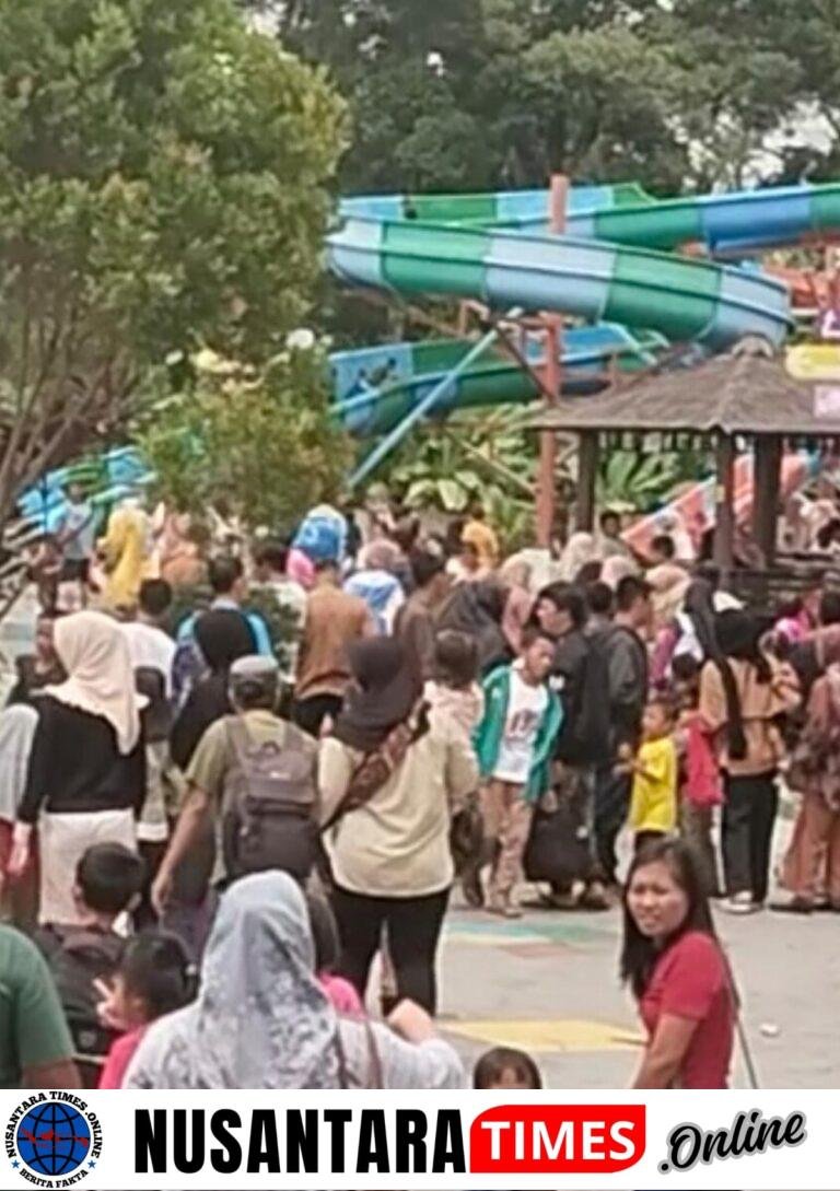 Tanpa memikirkan dampak, klawas waterpark Tanjung Enim diduga melebihi kapasitas pengunjung