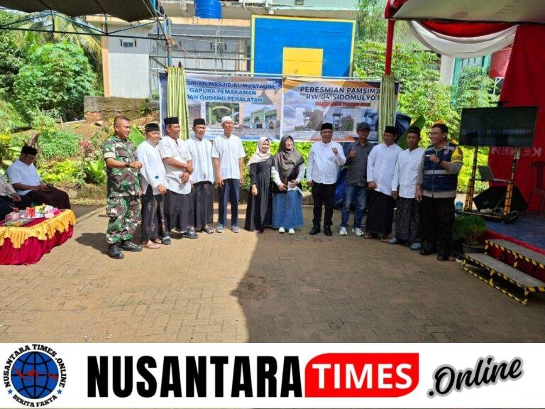 Kedekatan TNI-Rakyat, Babinsa 404-05/TE Hadiri Syukuran dan Peresmian Inspratuktur