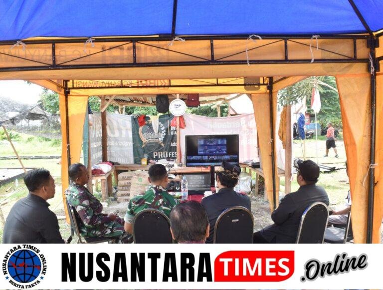 Aster Panglima TNI Pimpin Wasev Koperasi Kelurahan Merah Putih Secara Virtual dari Markas Besar TNI AD