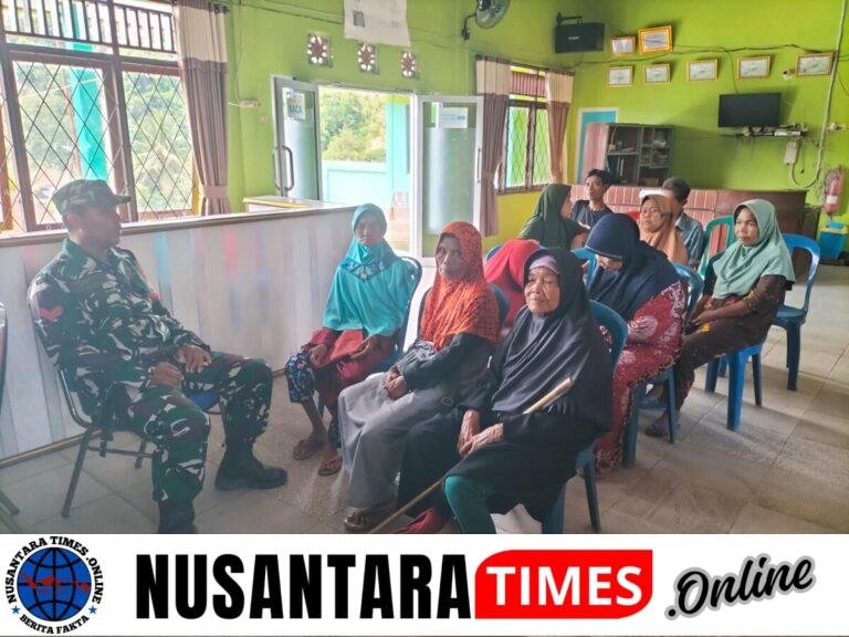 Terus Jaga Hubungan Baik, Babinsa Koramil 404-05/TE Melaksanakan Komsos Dengan Warga Binaan