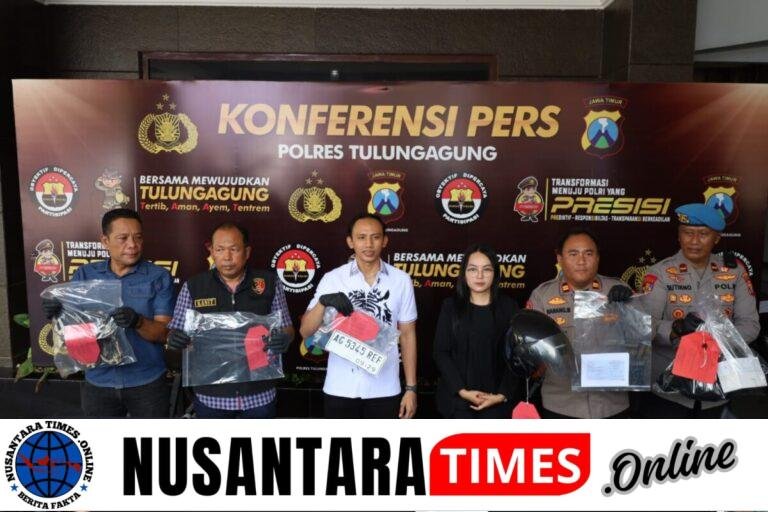 Polres Tulungagung Amankan 2 Tersangka Jambret di Dua TKP