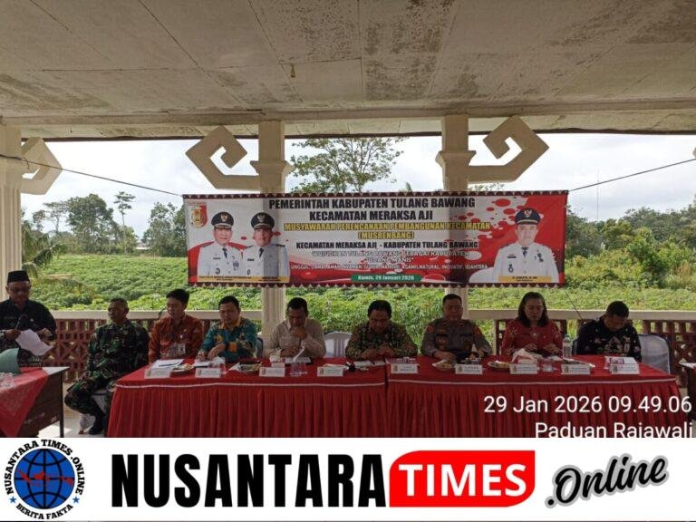 Polri Kawal Ketat Musrenbang Meraksa Aji, Kapolsek Tegaskan Komitmen Transparansi dan Stabilitas Kamtibmas