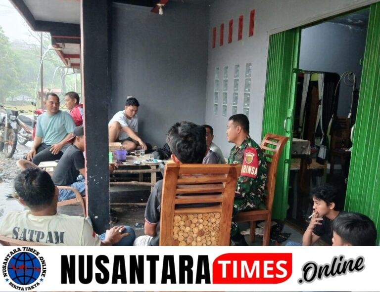 Melalui Komsos Babinsa Ajak Warga Jaga Kebersihan