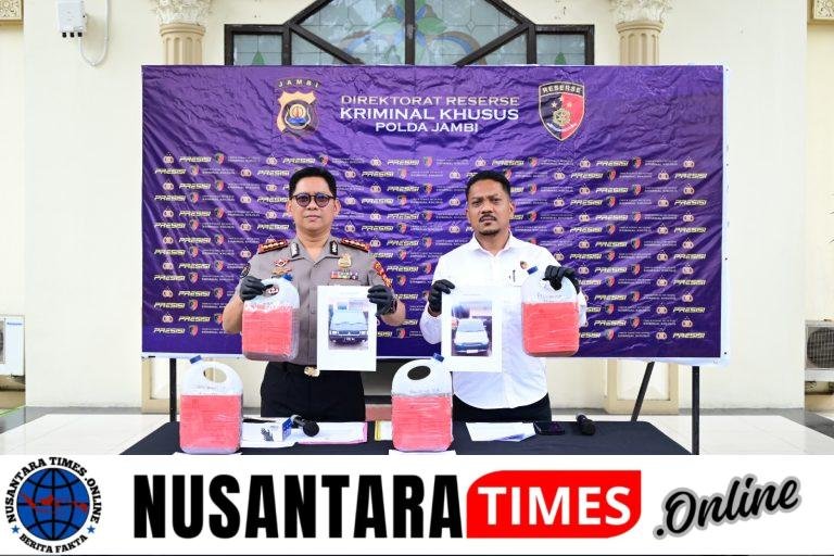 ‎Ditreskrimsus Polda Jambi Ungkap Dugaan Pengangkutan BBM Subsidi Ilegal untuk Aktivitas PETI  ‎
