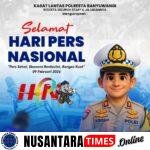 Kasatlantas Polresta Banyuwangi AKP I Gusti Bagus Krisna Fuady Beserta Jajaran Ucapkan Selamat Hari Pers Nasional 2026