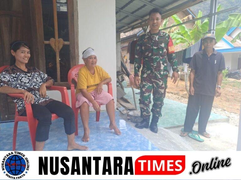 Serka Redi Saputra Babinsa 404-05/TE Ajak warga Tingkatkan Keamanan Lingkungan