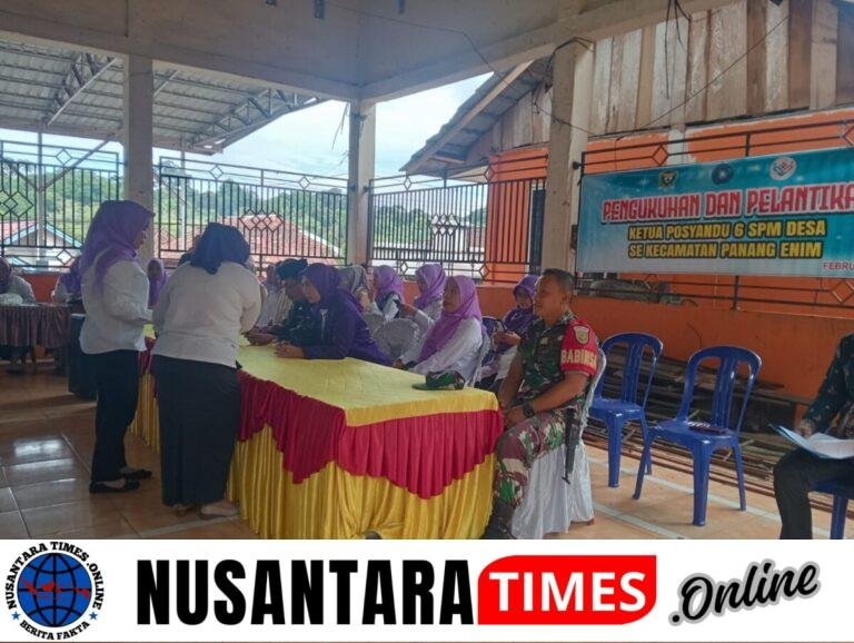 Babinsa Hadiri Pelantikan dan Sosialisasi Posyandu 6 SPM LP, Dukungan Penuh untuk Kesehatan Masyarakat