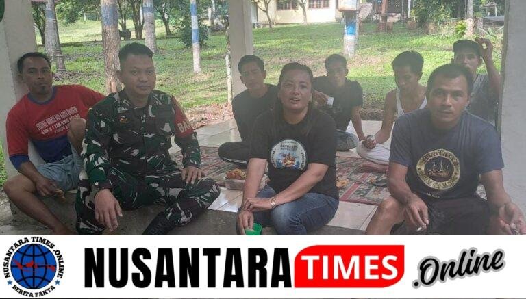 Babinsa Komsos dengan Pengelola Tempat Wisata Air Terjun Curup Untuk Menciptakan Kondisi Aman dan Nyaman