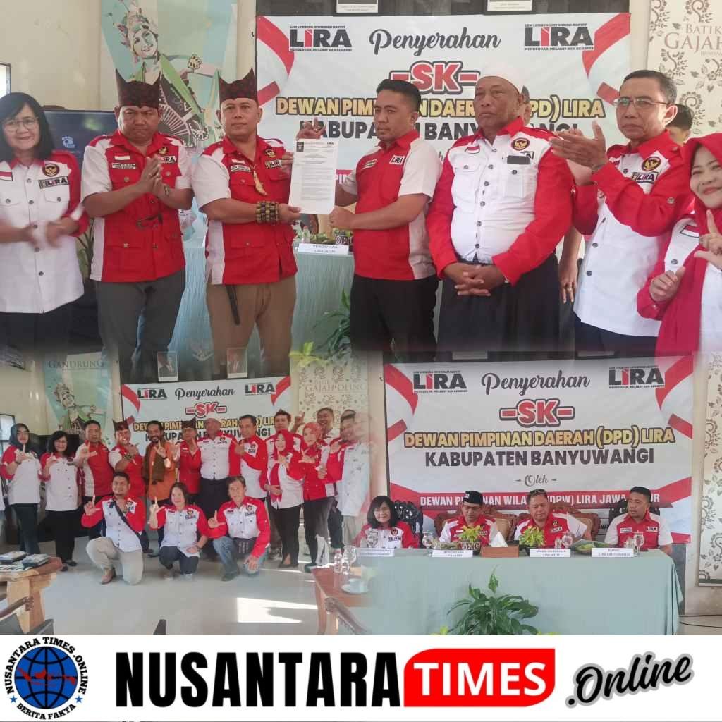 LSM LIRA Banyuwangi Resmi Terima SK Kepengurusan dari DPW Jawa Timur, Perkuat Konsolidasi dan Program Kerja Organisasi